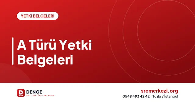 A Türü Yetki Belgeleri kapak görseli