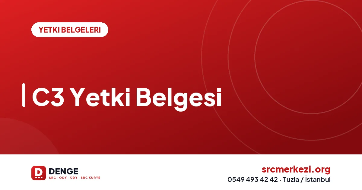 C3 Yetki Belgesi