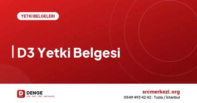 D3 Yetki Belgesi kapak görseli