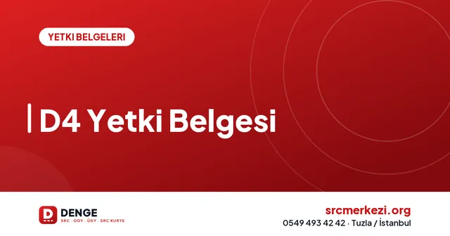 D4 Yetki Belgesi kapak görseli