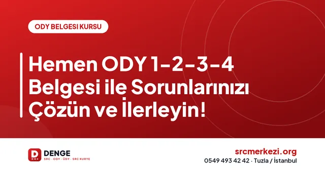 Hemen ODY 1-2-3-4 Belgesi ile Sorunlarınızı Çözün ve İlerleyin! kapak görseli