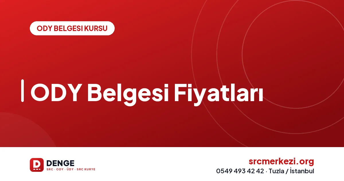 ODY Belgesi Fiyatları