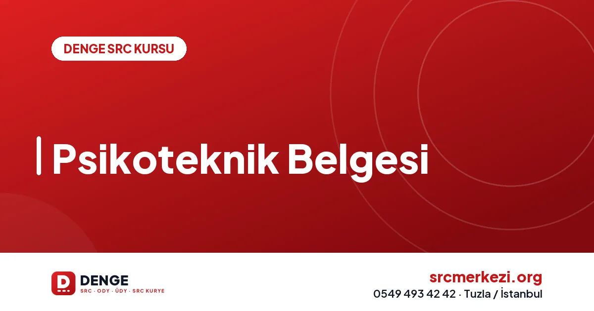 Psikoteknik Belgesi