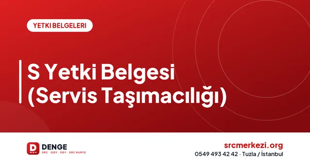 S Yetki Belgesi (Servis Taşımacılığı) kapak görseli