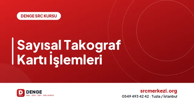 Sayısal Takograf Kartı İşlemleri kapak görseli