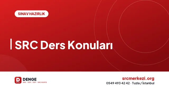 SRC Ders Konuları kapak görseli