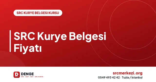 SRC Kurye Belgesi Fiyatı kapak görseli