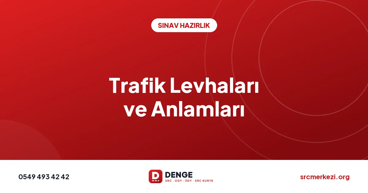 Trafik Levhaları ve Anlamları
