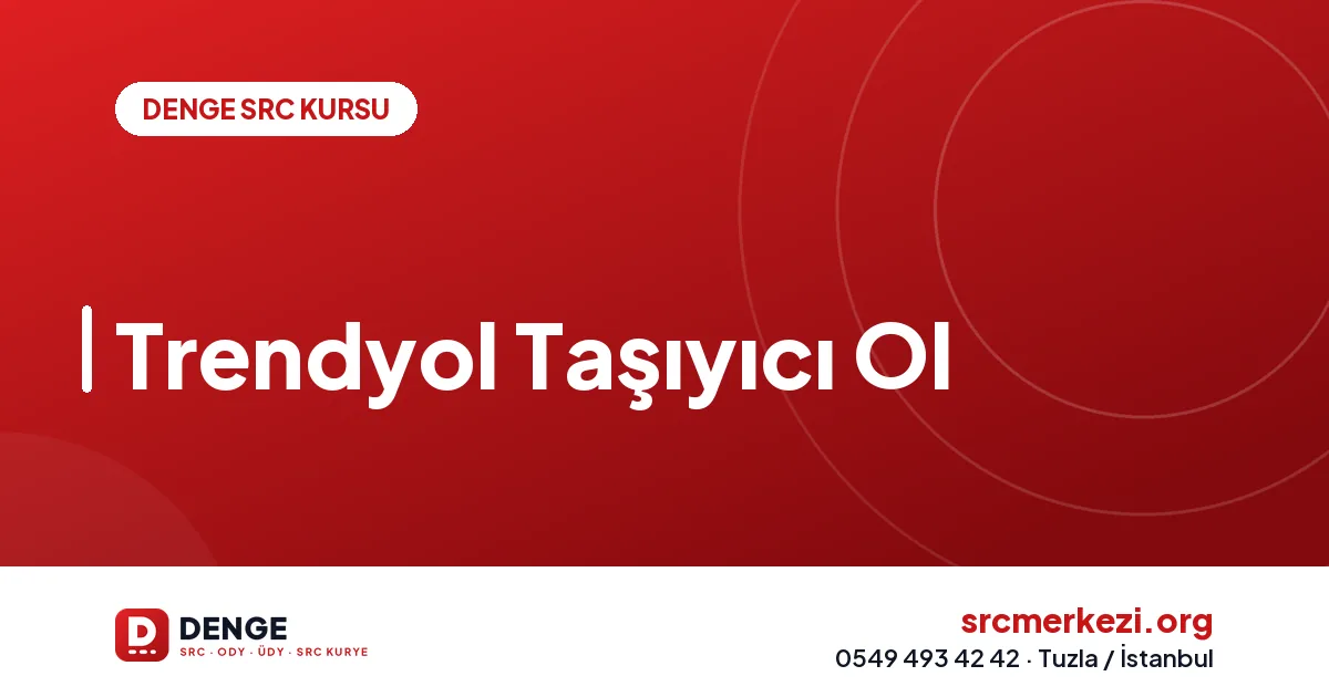 Trendyol Taşıyıcı Ol