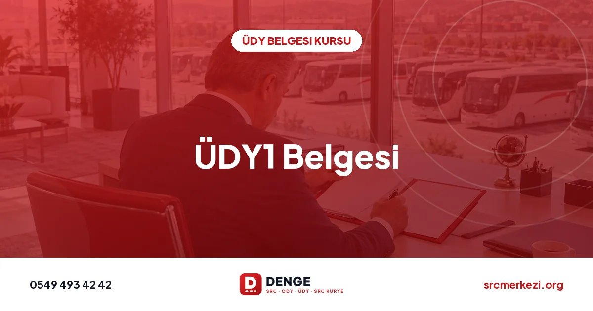 ÜDY1 Belgesi