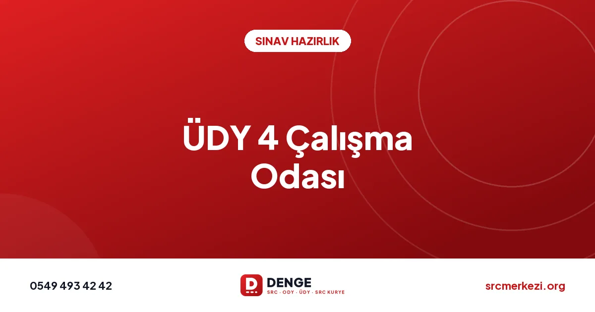 ÜDY 4 Çalışma Odası