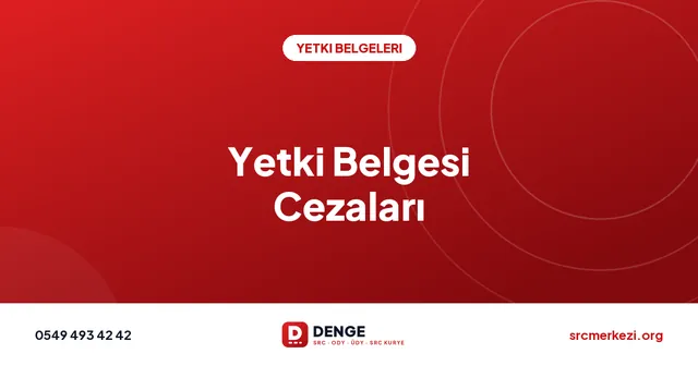 Yetki Belgesi Cezaları kapak görseli