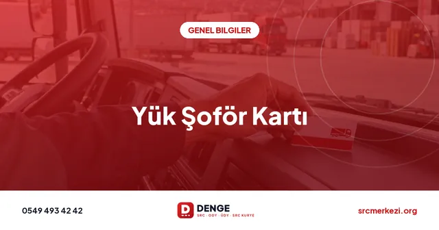Yük Şoför Kartı kapak görseli