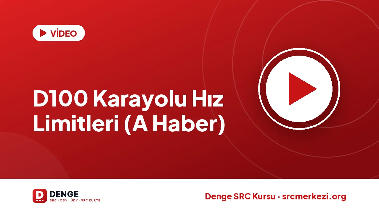 D100 Karayolu Hız Limitleri (A Haber) videosu