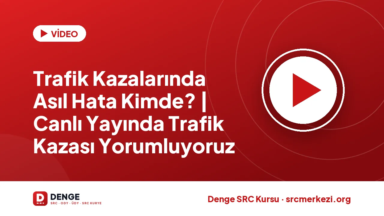 Trafik Kazalarında Asıl Hata Kimde? | Canlı Yayında Trafik Kazası Yorumluyoruz videosu