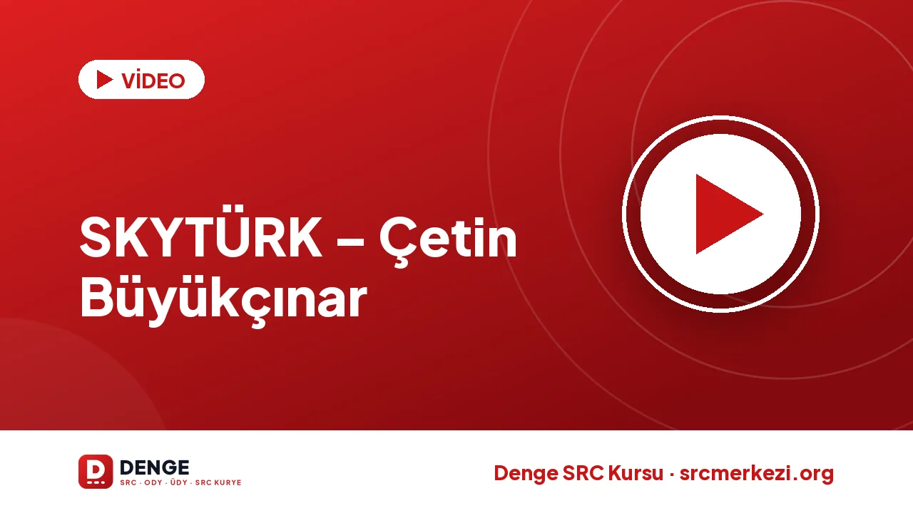 SKYTÜRK – Çetin Büyükçınar videosu