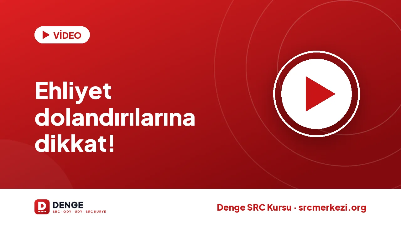 Ehliyet dolandırılarına dikkat! videosu