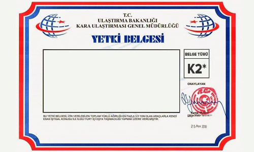 K Yetki Belgesi Nedir