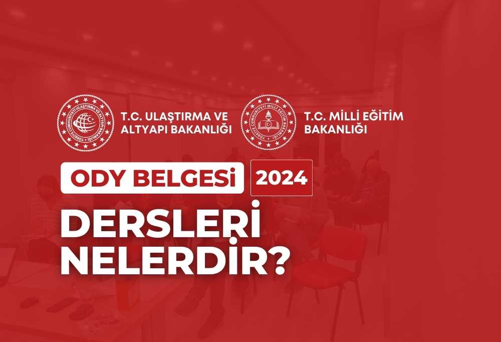 2024 ODY Belgesi Dersleri