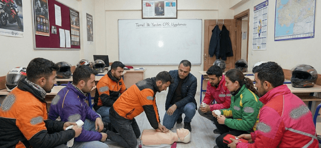 MotoKurye SRC ilkyardım Eğitimi