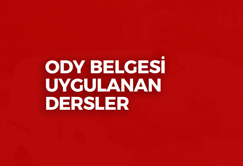 ODY Belgesi Dersleri 2023