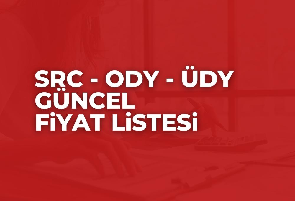 2023 SRC Belgesi ODY Belgesi ÜDY Belgesi Fiyatları