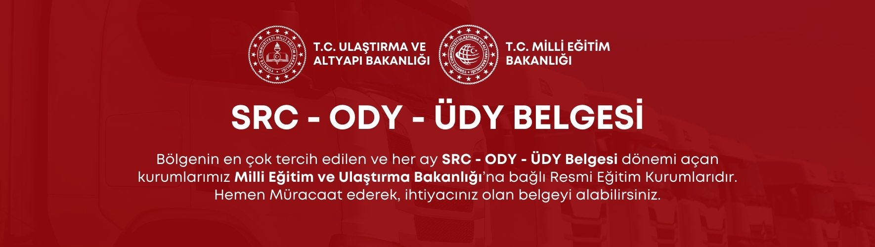 Pendik SRC, Pendik ODY, Pendik ÜDY, Tuzla SRC, Tuzla ODY, Tuzla ÜDY SRC Merkezi, SRC1 Belgesi, SRC2 Belgesi, SRC3 Belgesi, SRC4 Belgesi, ODY1 Belgesi, ODY2 Belgesi, ODY3 Belgesi, ODY4 Belgesi, ÜDY1 Belgesi, ÜDY2 Belgesi, ÜDY3 Belgesi, ÜDY4 Belgesi