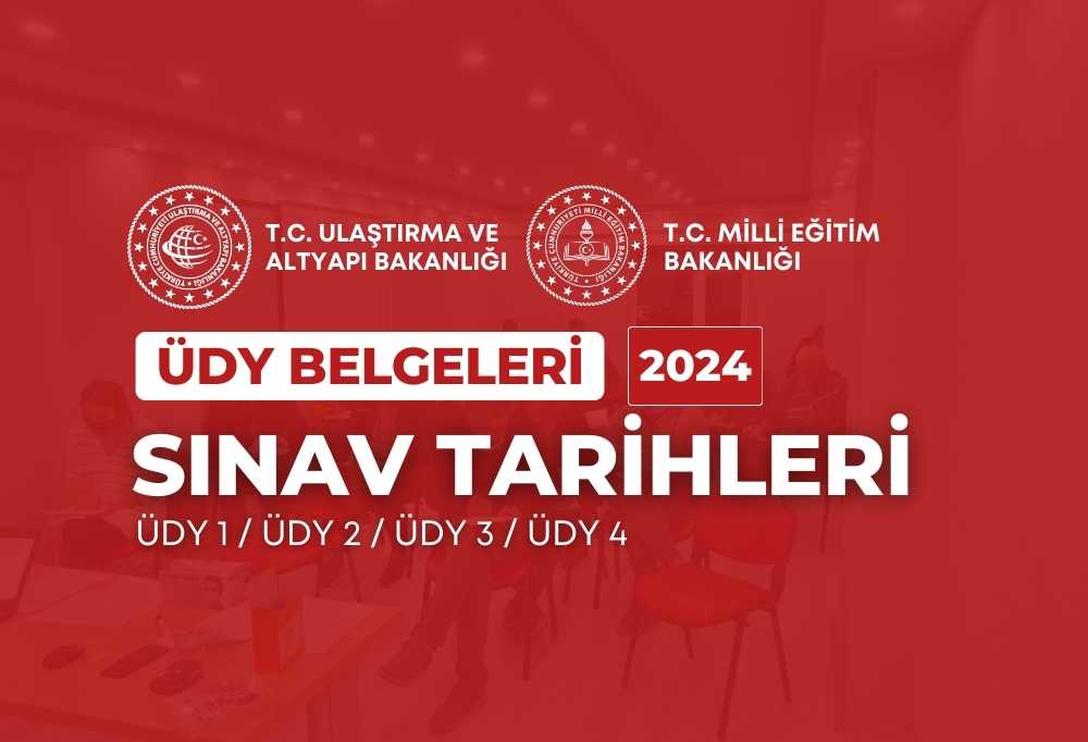 2024 ÜDY Belgesi Sınav Tarihleri